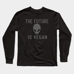 The Future Is Vegan T Shirt, Powered by Plants Shirt Gift for Vegetarian, Plant Based Shirt, Friends Not Food Clothing Long Sleeve T-Shirt